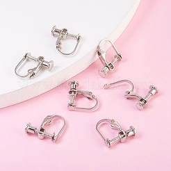 Vite d'ottone sui risultati degli orecchini a clip&nbsp;LS-KK-L164-02P