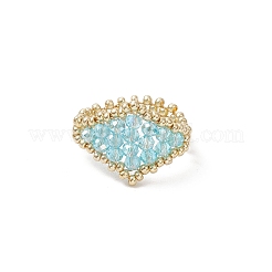 Bagues en verre&nbsp;RJEW-MZ00030-03