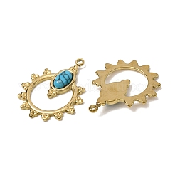 Pendentifs en turquoise synthétiques teints&nbsp;GG-CBA1E47-12G