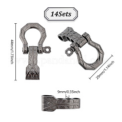 14 set di grilli con perno a vite in lega regolabile&nbsp;FIND-GA0004-98