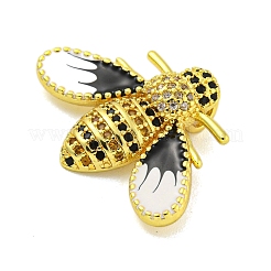 Echte 18 Karat vergoldete Messing Micro Pave Zirkonia Anhänger&nbsp;KK-R159-33G