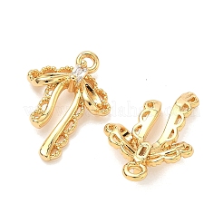 Pendentifs avec zircon cubiques à micro-pavés en laiton&nbsp;KK-A281-06G