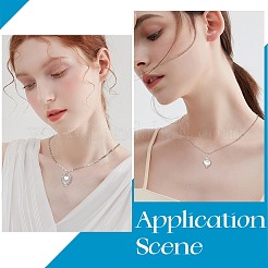 8 Stück 8 Stile 304 Edelstahl Kette Halsketten Set&nbsp;NJEW-SC0001-07