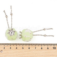 Perline di strass luminose in argilla polimerica fatte a mano&nbsp;CLAY-H003-11P-02