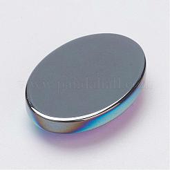 Unmagnetische synthetischen Hämatit cabochons&nbsp;G-F424-03E