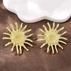 Aretes de sol de latón&nbsp;EJEW-F400-20G
