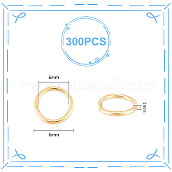 300 Stück offene Biegeringe aus Edelstahl 304&nbsp;STAS-UN0058-56G-03