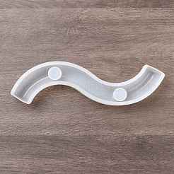 Diy wellenlinie s form kerzenhalter silikonformen&nbsp;DIY-E040-01