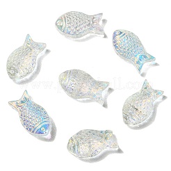 50 Stück handgefertigte Bunte Malerei-Fischperlen&nbsp;LAMP-CJ0001-60