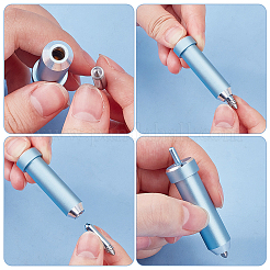 32 Stück 16 Stile Aluminium-Wärmeübertragungsanhänger&nbsp;ALUM-WR0001-03