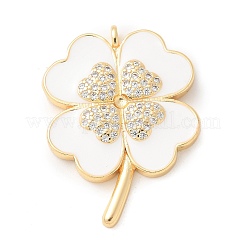Ottone micro spianare pendenti zirconi&nbsp;KK-U053-25G