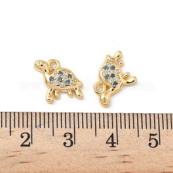 Adornos de latón micropavé de circonia cúbica&nbsp;KK-C099-01G-G