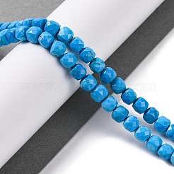 Natürliche Howlith Perlen Stränge&nbsp;G-G001-B02-04