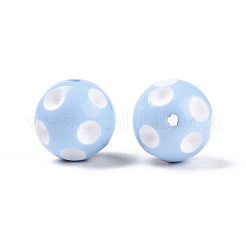 Bubblegum opaken Acryl runde Perlen&nbsp;MACR-R527-20mm-15-1