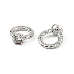 Perle pendenti in ottone con cappuccio&nbsp;KK-D106-08P