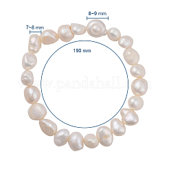 Natürliche Perle Stretch-Armbänder&nbsp;BJEW-JB04735-01