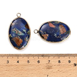 Pendenti in diaspro imperiale sintetico tinto&nbsp;GG-CBAA20A-04G-03