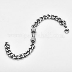 Bracciali a catena cubana in acciaio inossidabile 304 per uomo&nbsp;FS-WGF5D74-05