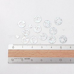 Accessori per ornamenti charms in paillette / paillettes in plastica&nbsp;X-PVC-E001-11-LS01
