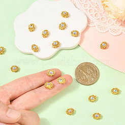 6 pezzo di maglie multifilari in ottone con pietra di luna&nbsp;FIND-YW0013-20