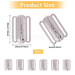 Clip per bikini in lega da 12 pezzo&nbsp;FIND-CA0009-77A