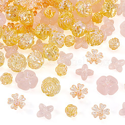 104pcs 5 Arten Acrylperlen&nbsp;OACR-TA0004-52