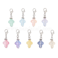 9 pezzo di decorazioni pendenti in vetro&nbsp;HJEW-JM03929-02