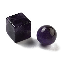7 Stück natürliche Amethystperlen&nbsp;G-H007-05D