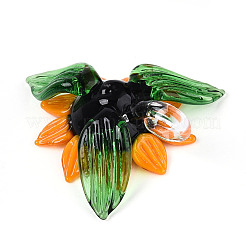 Colgantes artesanales de lampwork&nbsp;LS-LAMP-N034-06C