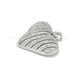 Pendentifs en laiton zircon cubique transparent&nbsp;KK-L254-07G
