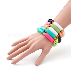 Set di braccialetti con perline acriliche opache&nbsp;BJEW-JB06513