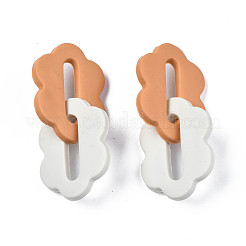 Handgefertigte Verbindungsringe aus Fimo&nbsp;CLAY-N010-032-02