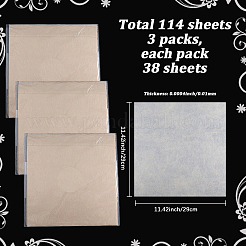 114 Stück quadratisches Geschenkpapier aus Baumwolle für Blumensträuße&nbsp;AJEW-SP0004-30D