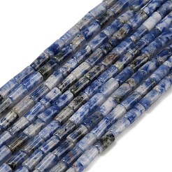 Natürliche blaue Fleck Jaspis Perlen Stränge&nbsp;G-P600-B05-01