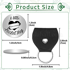 Kit para hacer llaveros de recuerdo de relaciones a distancia con abrazos de bolsillo&nbsp;DIY-CN0003-29A