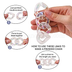 Transparente Acrylverbindungsringe&nbsp;LS-PACR-N010-038A-01