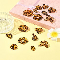 16pcs 8 Arten transparente Acrylanhänger&nbsp;OACR-FS0004-06