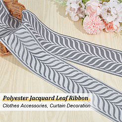 Ruban feuille jacquard polyester 5 m&nbsp;OCOR-OC0001-60B