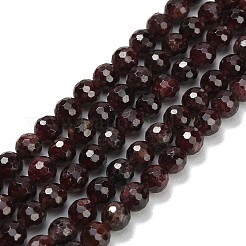 Natürlicher Granat Perlen Stränge&nbsp;G-C280-B04-6mm
