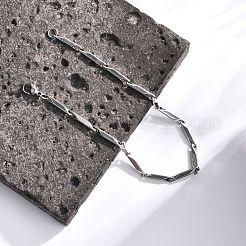 Anlaufgeschützte Unisex-Armbänder aus 201er Edelstahl mit Gliederkette&nbsp;BJEW-L637-35B-P