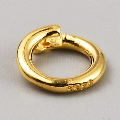 925 anillo de salto con cierre de plata de ley&nbsp;STER-WH20004-01C
