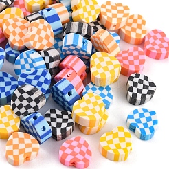 120 Stück 6 Farben handgefertigte Polymer Clay Perlen&nbsp;CLAY-YW0001-62