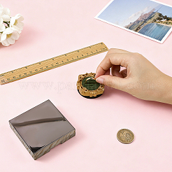 Runde Ring-Ausstellungstabletts aus Holz&nbsp;RDIS-WH0032-006B