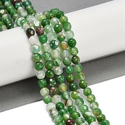 Naturelles feu crépitent agate perles brins&nbsp;G-C082-A01-51