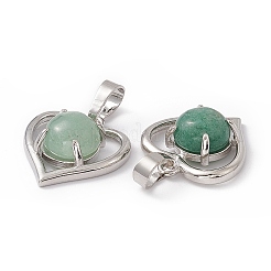 Pendentifs en pierres précieuses mixtes naturels et synthétiques&nbsp;G-P484-04P