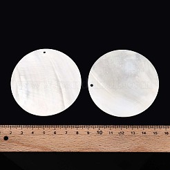 Natürlichen Süßwasser-Shell-große Anhänger&nbsp;SHEL-T020-47A