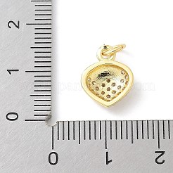 Colgante micropavé cubic zirconia de latón&nbsp;KK-P294-44G