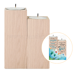 Holzkerzenhalter&nbsp;AJEW-WH0268-004