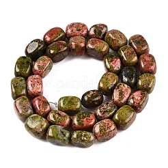 Natur Unakit Perlen Stränge&nbsp;G-T138-111