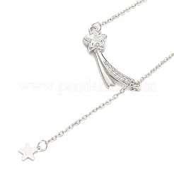 Collane in ottone catena a catena&nbsp;NJEW-Z037-03P